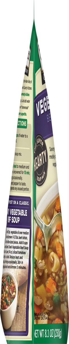 slide 7 of 7, Bear Creek Country Kitchens Vegetable Beef Soup Mix Family Size, 8.1 oz