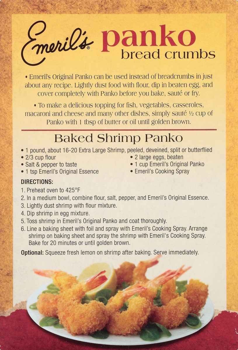 slide 7 of 9, Emeril's Original Panko Bread Crumbs, 8 oz