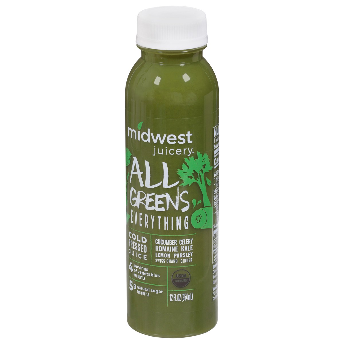 slide 6 of 9, Midwest Juicery All Greens Juice - 12 oz, 12 oz