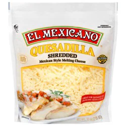 El Mexicano Mexican Style Shredded Quesadilla Melting Cheese 32 oz