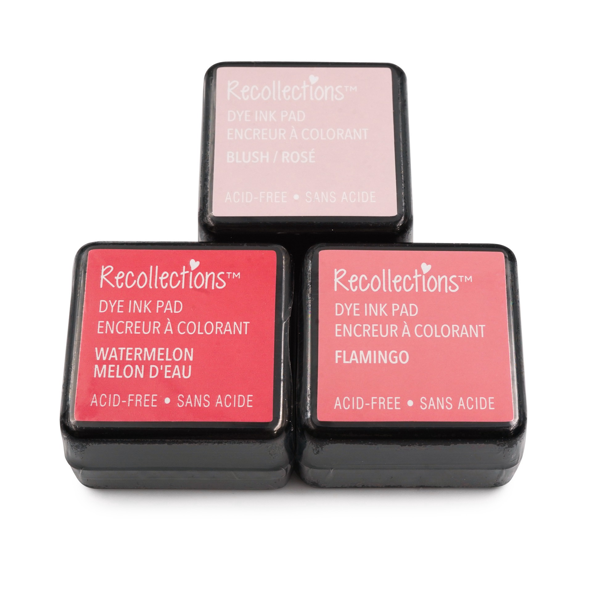 slide 3 of 3, Dye Ink Pad Set By Recollections, 1.38 in x 1.38 in x 0.75 in