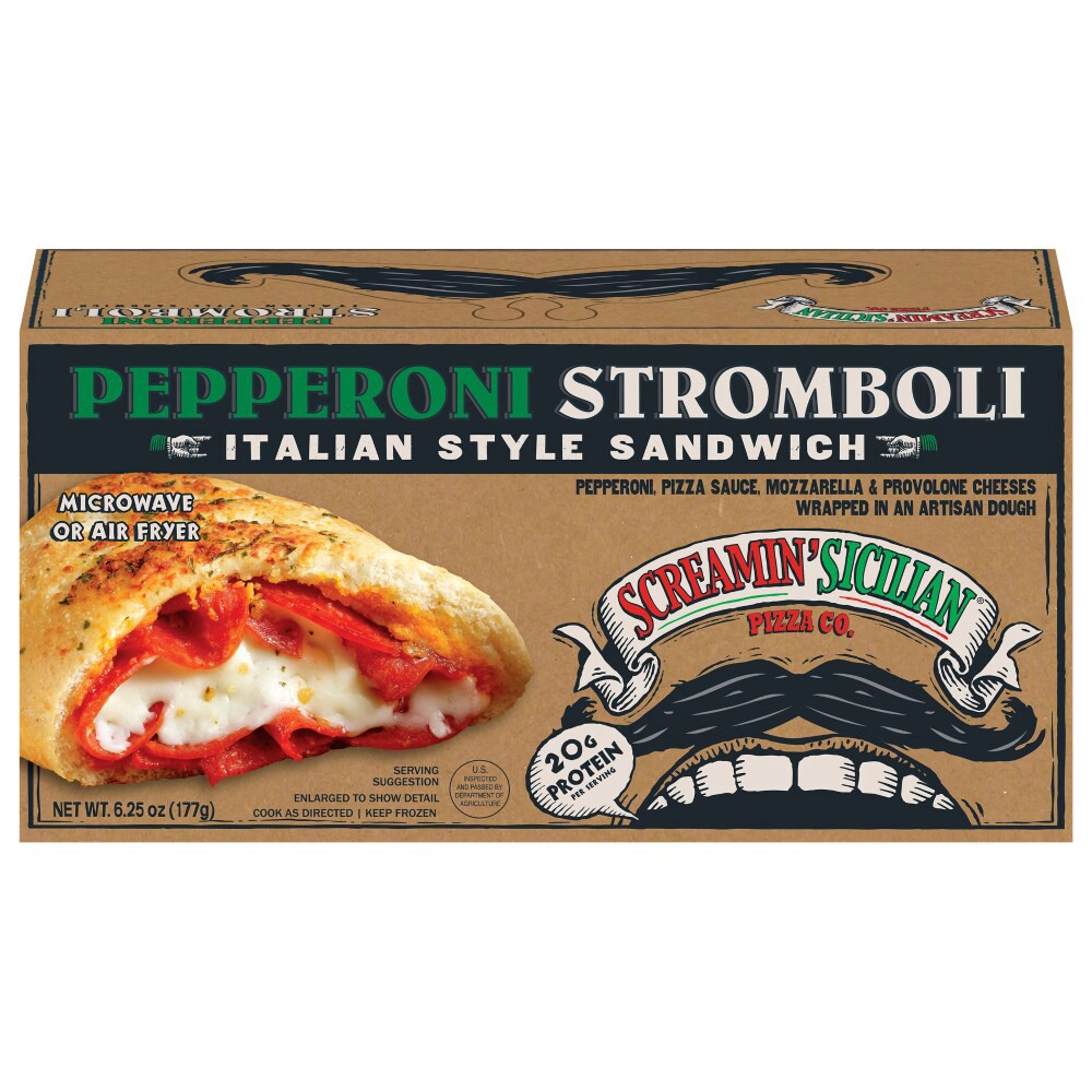 slide 2 of 3, Screamin' Sicilian® Stromboli Pepperoni, 6.25 oz