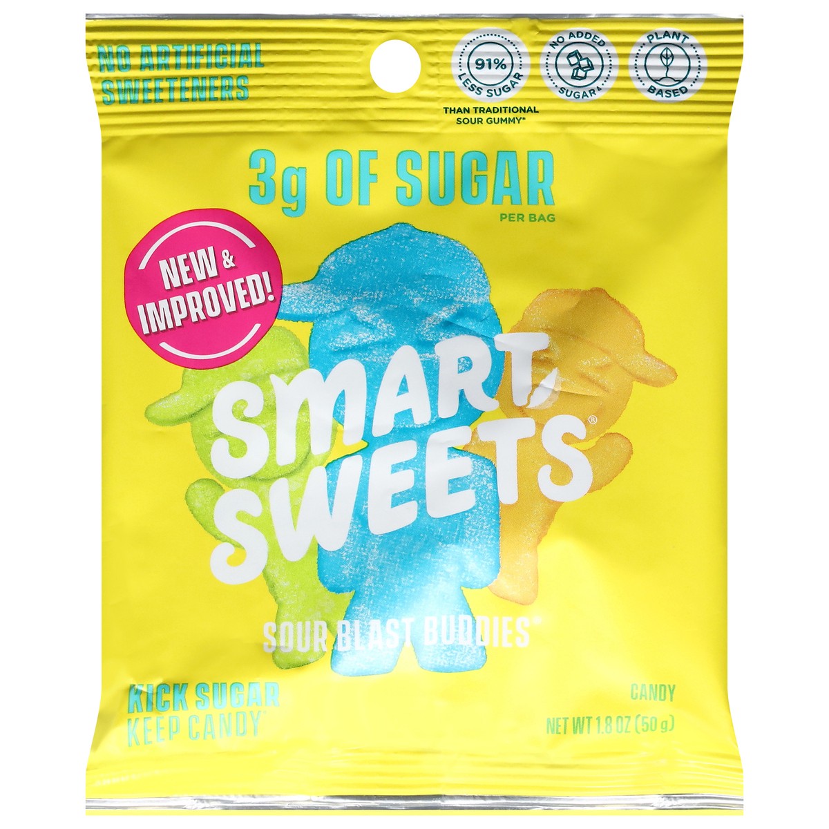 slide 1 of 12, SmartSweets Sour Blast Buddies Candy 1.8 oz, 1.8 oz