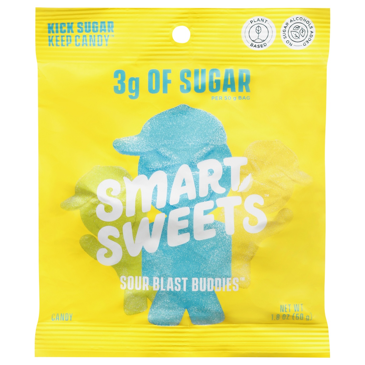 slide 1 of 8, SmartSweets Sour Blast Buddies Candy 1.8 oz, 1.8 oz