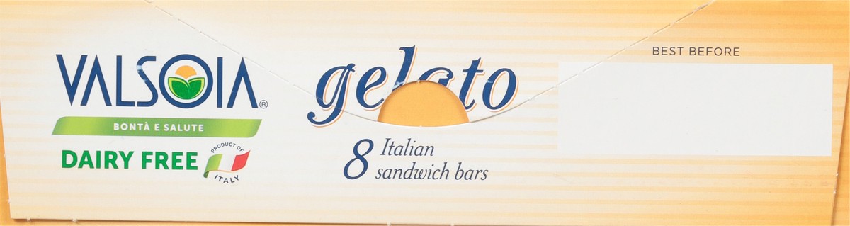 slide 8 of 11, Valsoia Vegan Dairy Free Italian Gelato Sandwich Bars 8 - 2.4 fl oz Each, 8 ct
