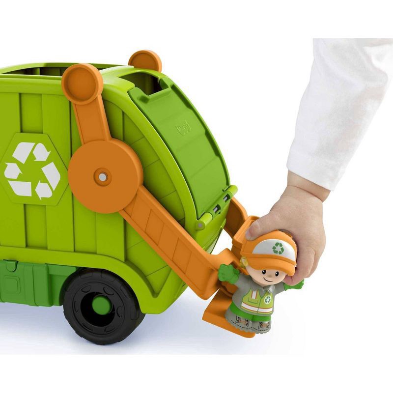 slide 2 of 6, Fisher-Price Little People Recycling Truck, 1 ct