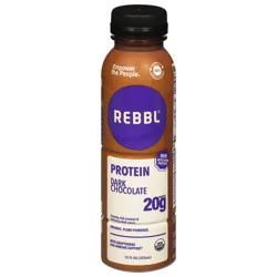REBBL Organic Plant-Powered Dark Chocolate Protein 12 fl oz