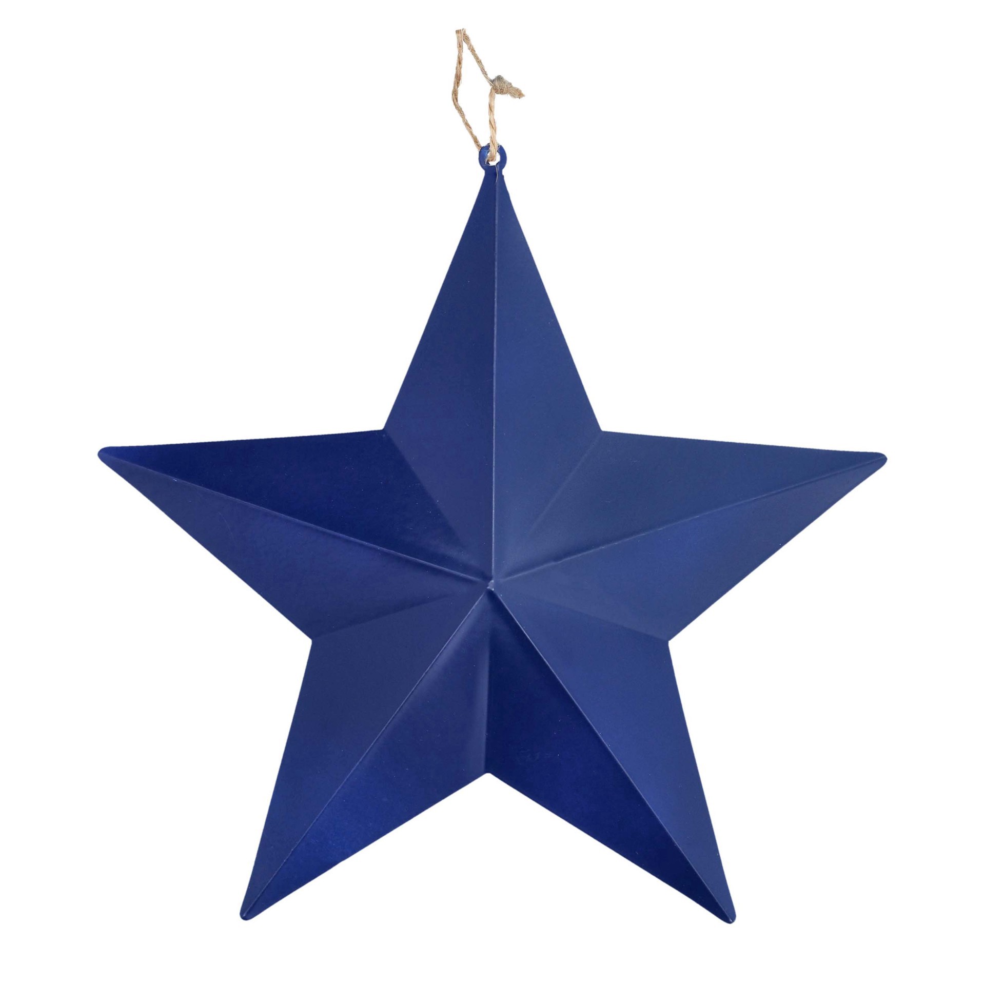 slide 1 of 1, Haven & Key Blue Metal Star Wall Decoration, 1 ct