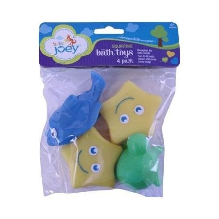 slide 1 of 1, Baby Joey Squeaky Bath Toys, 4 ct