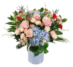 Bloom Haus Luxe Haus Floral Arrangement - Pink / Blue / Red