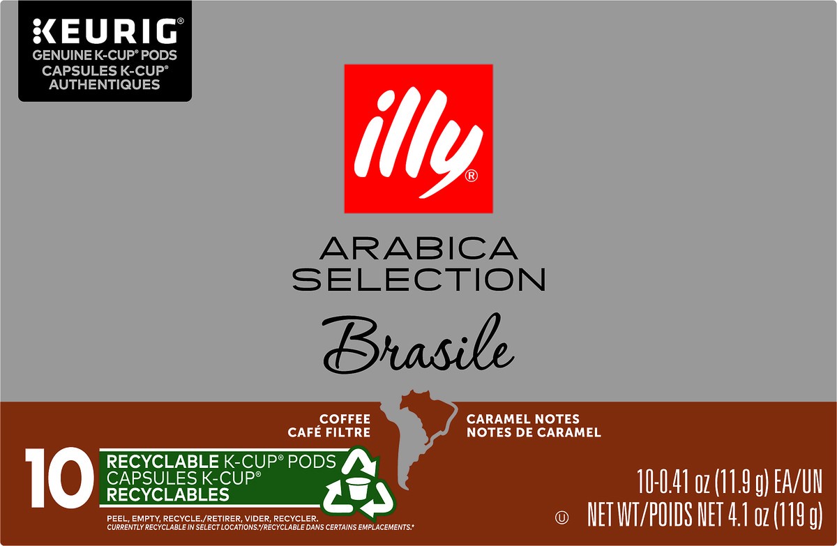 slide 6 of 7, illy Arabica Selection Brasile K-Cup Pods Coffee - 10 ct, 10 ct