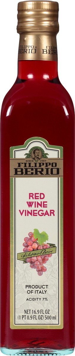 slide 6 of 9, Filippo Berio Red Wine Vinegar 16.9 fl oz, 16.9 fl oz