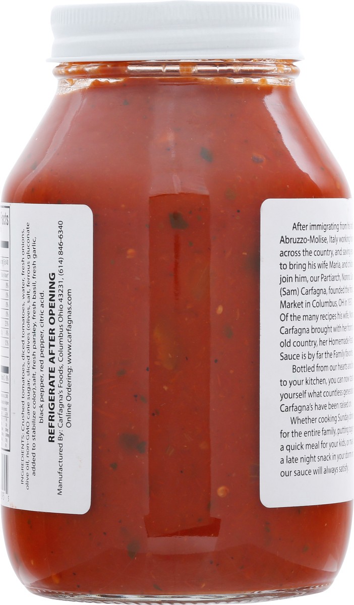 slide 2 of 13, Carfagna's Puttanesca Italiano Pasta Sauce - 1 qt, 1 qt