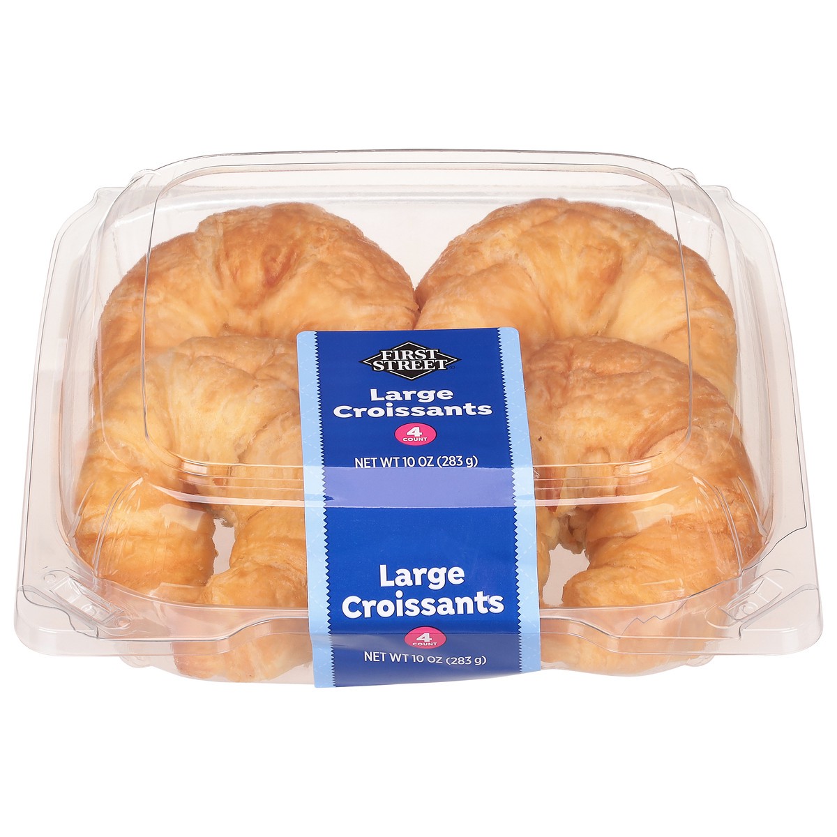 slide 9 of 13, First Street Gourmet Sweet Large Croissant, 4 ct