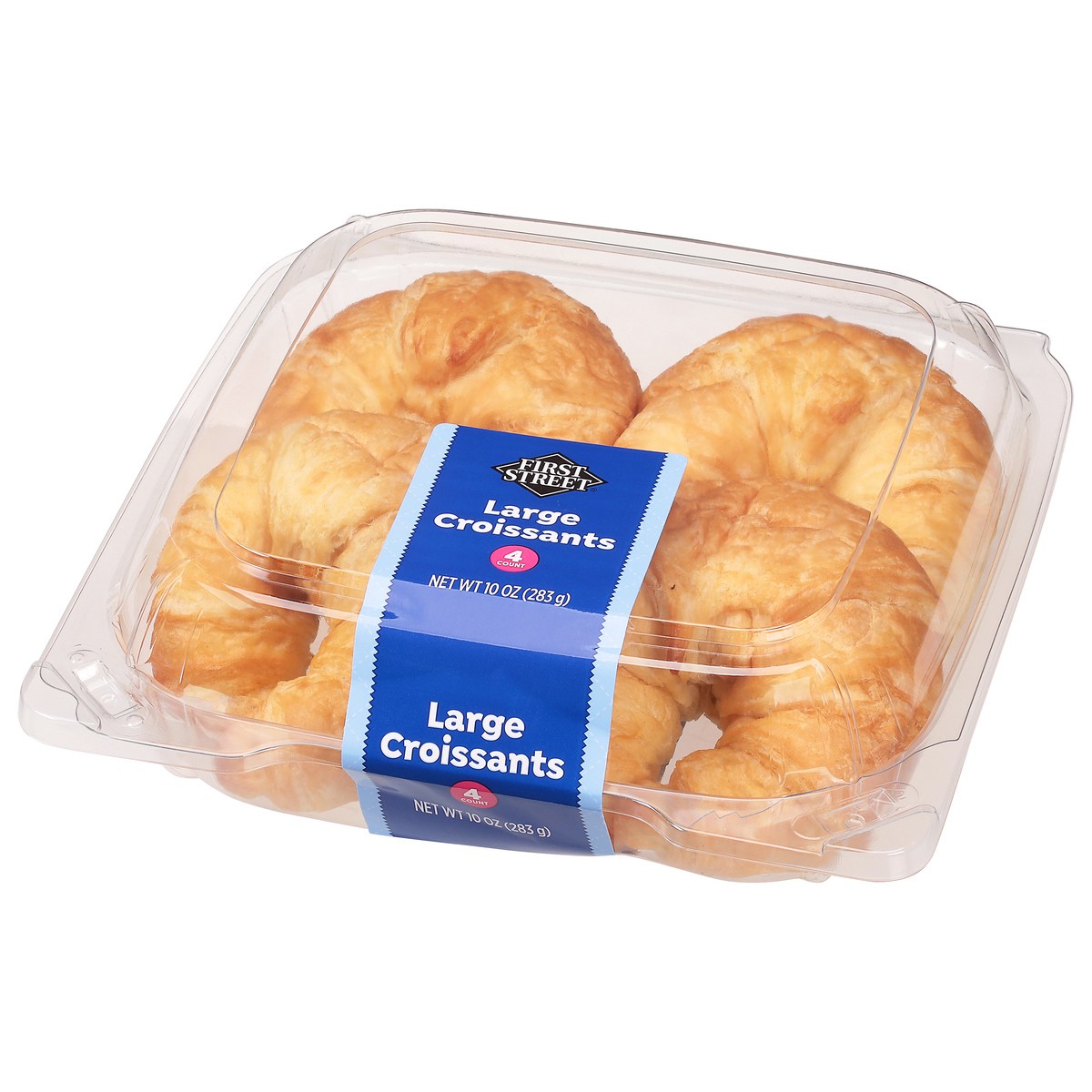 slide 10 of 13, First Street Gourmet Sweet Large Croissant, 4 ct