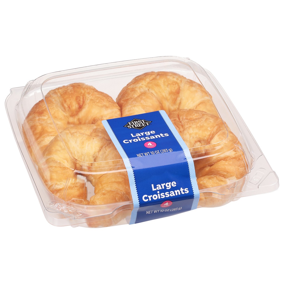 slide 13 of 13, First Street Gourmet Sweet Large Croissant, 4 ct