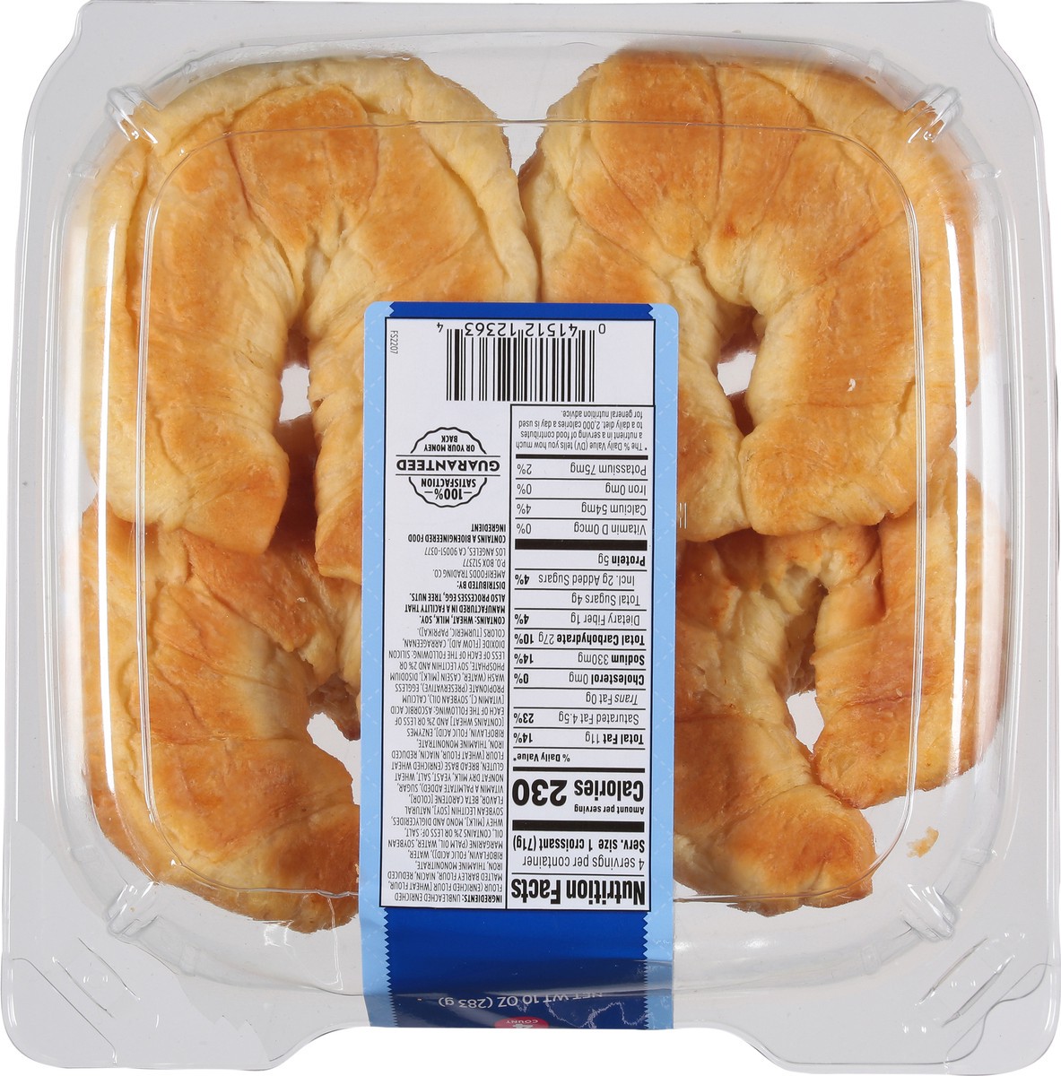 slide 4 of 13, First Street Gourmet Sweet Large Croissant, 4 ct