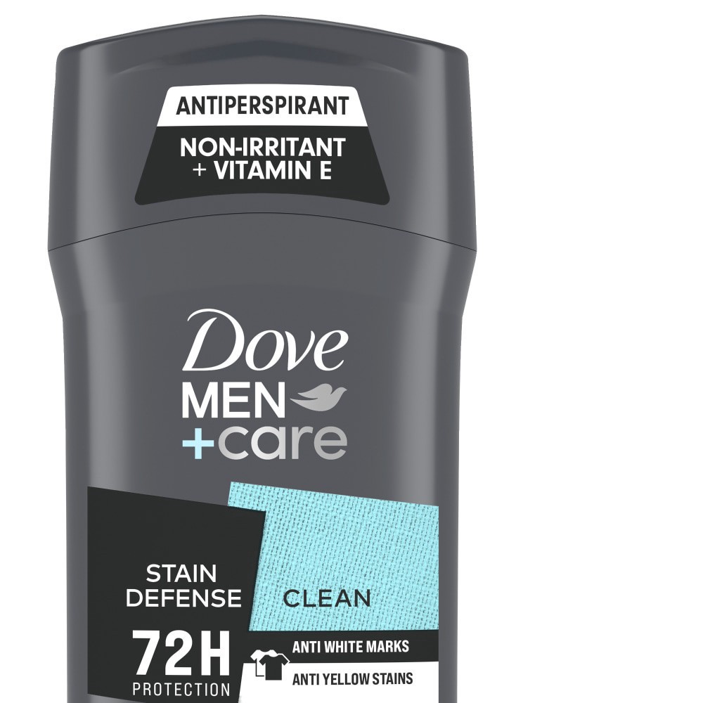 slide 1 of 1, Dove Men+Care Clean Stain Defense Antiperspirant, 2.7 oz