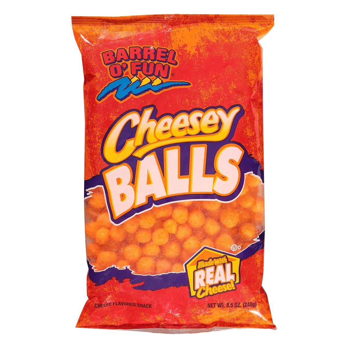 slide 9 of 9, Barrel O' Fun Cheesey Balls, 10 oz