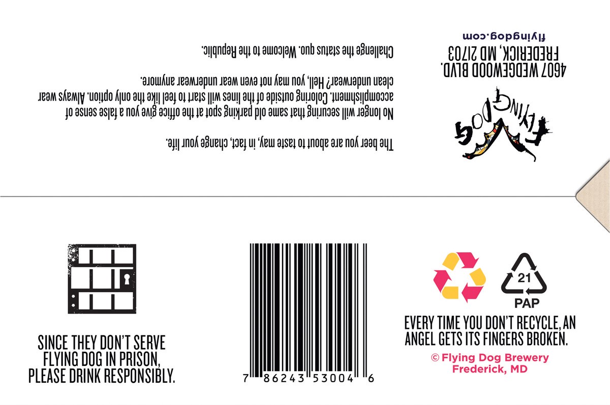 slide 5 of 8, Flying Dog The Fear, 72 oz