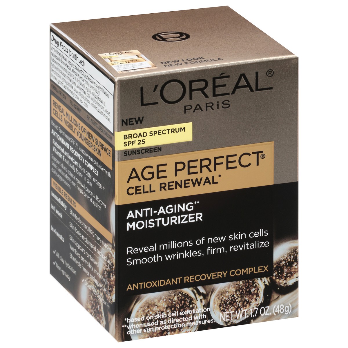 slide 2 of 9, L'Oréal L'Oreal Paris Age Perfect Cell Renewal Anti-Aging Day Moisturizer SPF 25, 1.7 oz