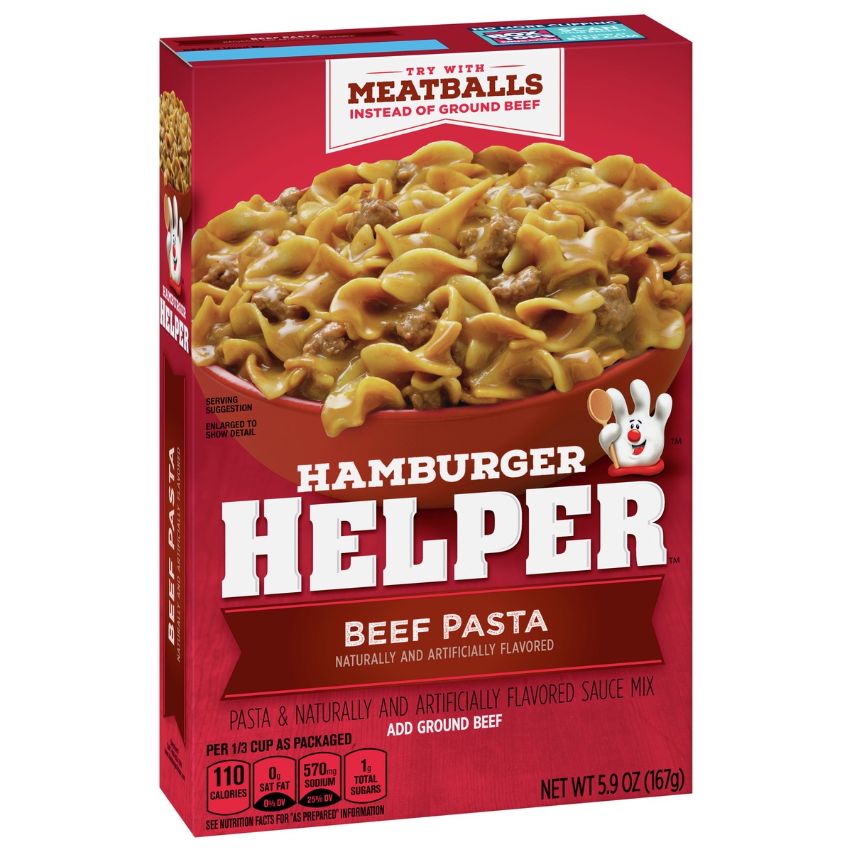 slide 7 of 14, Hamburger Helper, Beef Pasta, 5.9 oz box, 5.9 oz