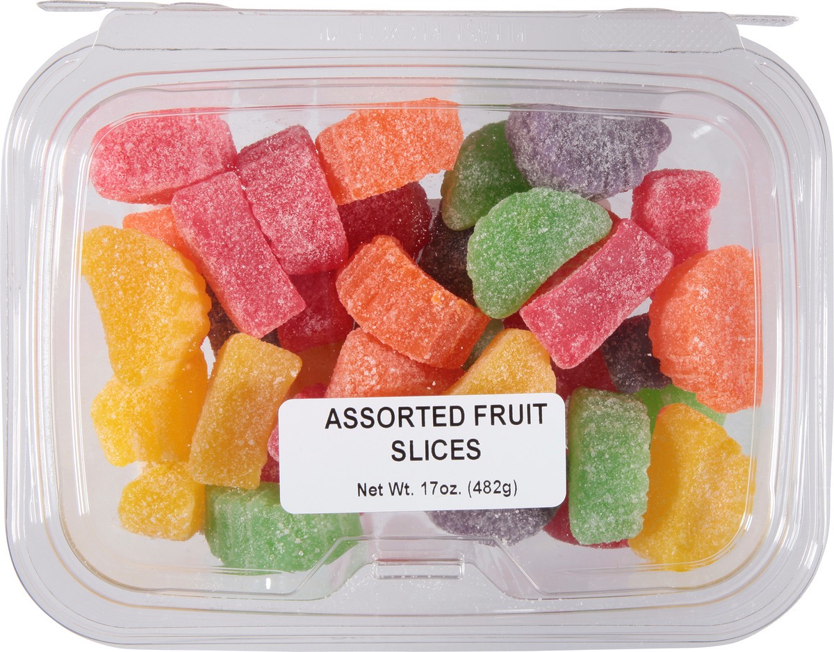 slide 8 of 11, JLM Manufacturing Assorted Fruit Slices 17 oz, 17 oz