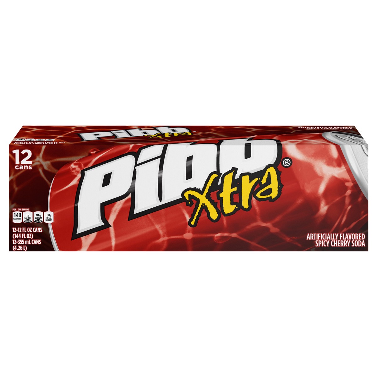 slide 1 of 15, Pibb Xtra Fridge Pack Cans, 12 fl oz, 12 Pack, 12 ct