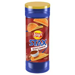 Lay's Stax Mesquite Barbecue Snacks Stacks Crisps Potato Chips