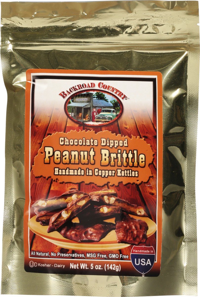 slide 4 of 9, Backroad Country Chocolate Dipped Peanut Brittle 5 oz, 5 oz