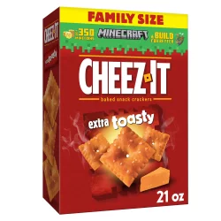 Cheez-It Cheese Crackers, Baked Snack Crackers, Extra Toasty