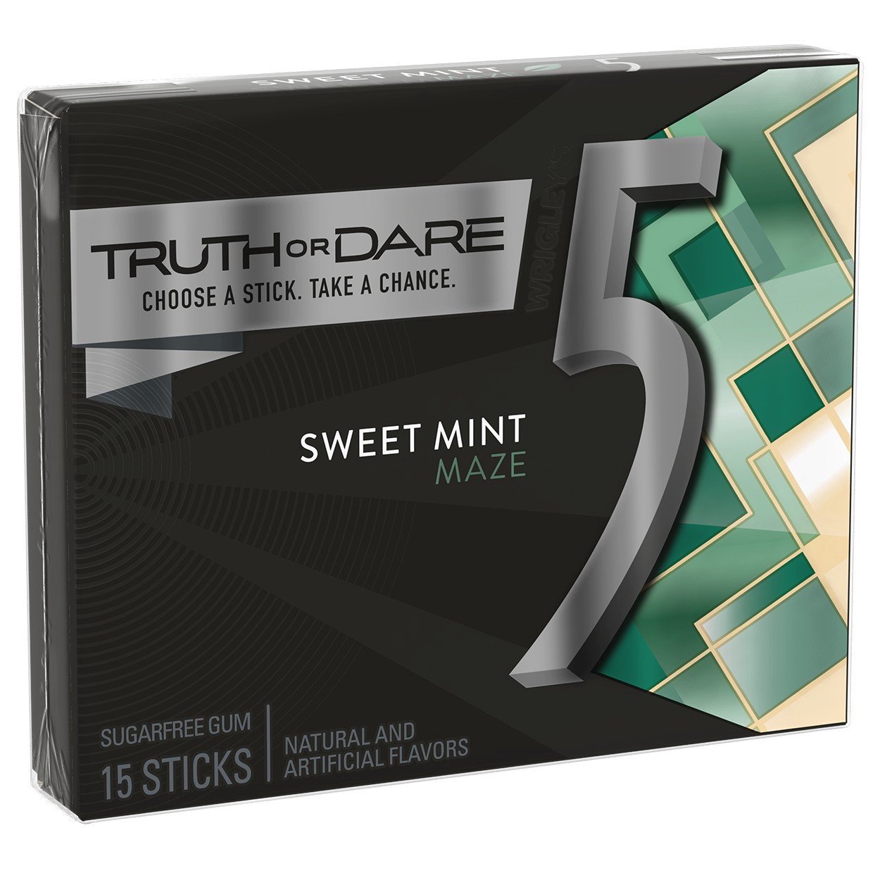 slide 3 of 3, 5 Gum Sweet Mint Sugarfree Gum, 3 Pack, 3 pc