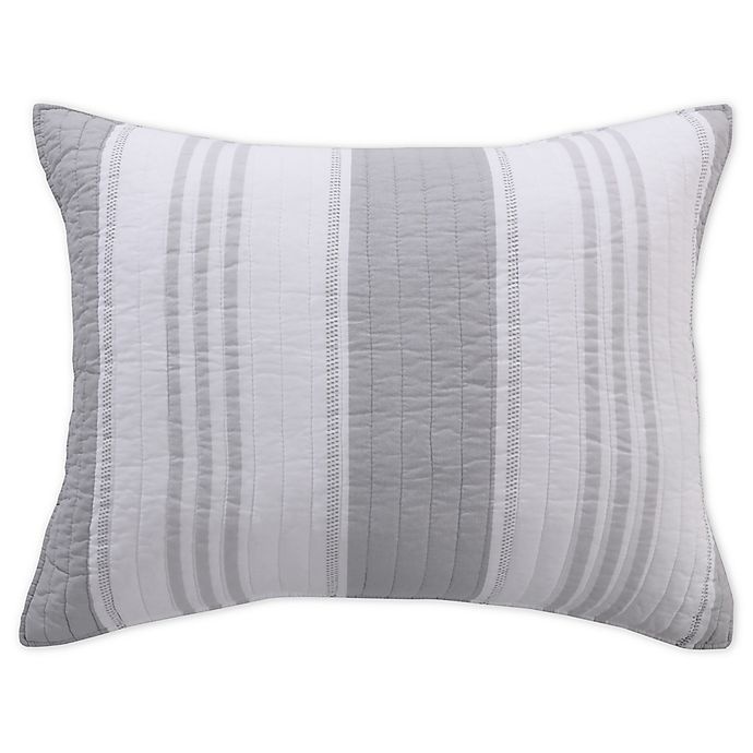 slide 1 of 3, Levtex Home Freeport Standard Pillow Sham - Grey, 1 ct