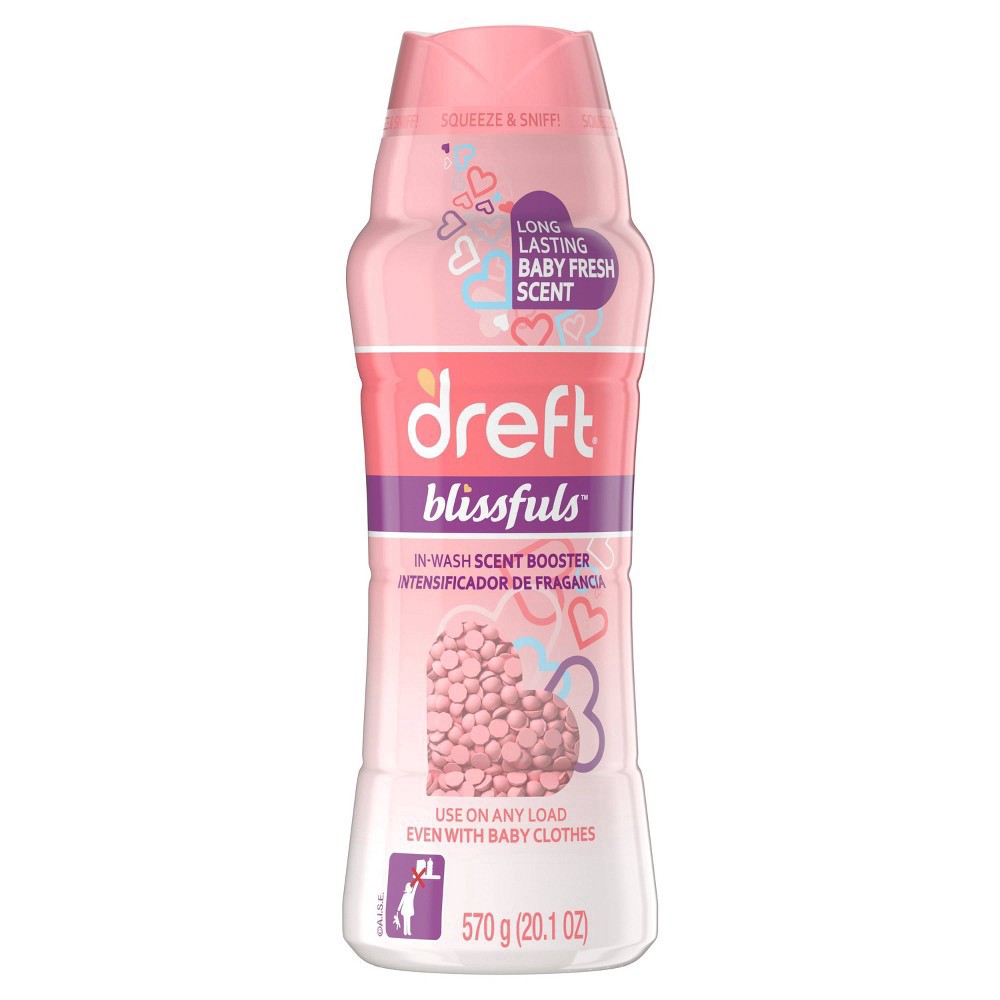 slide 19 of 21, Dreft Blissfuls In-Wash Scent Booster Beads, Baby Fresh Scent, 20.1 Oz, 20.1 oz