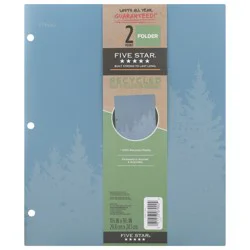 Five Star 2 Pocket Folder - 1 Each