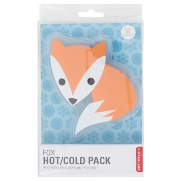 slide 1 of 1, Kikkerland Fox Shaped Hot Cold Pack, 1 ct