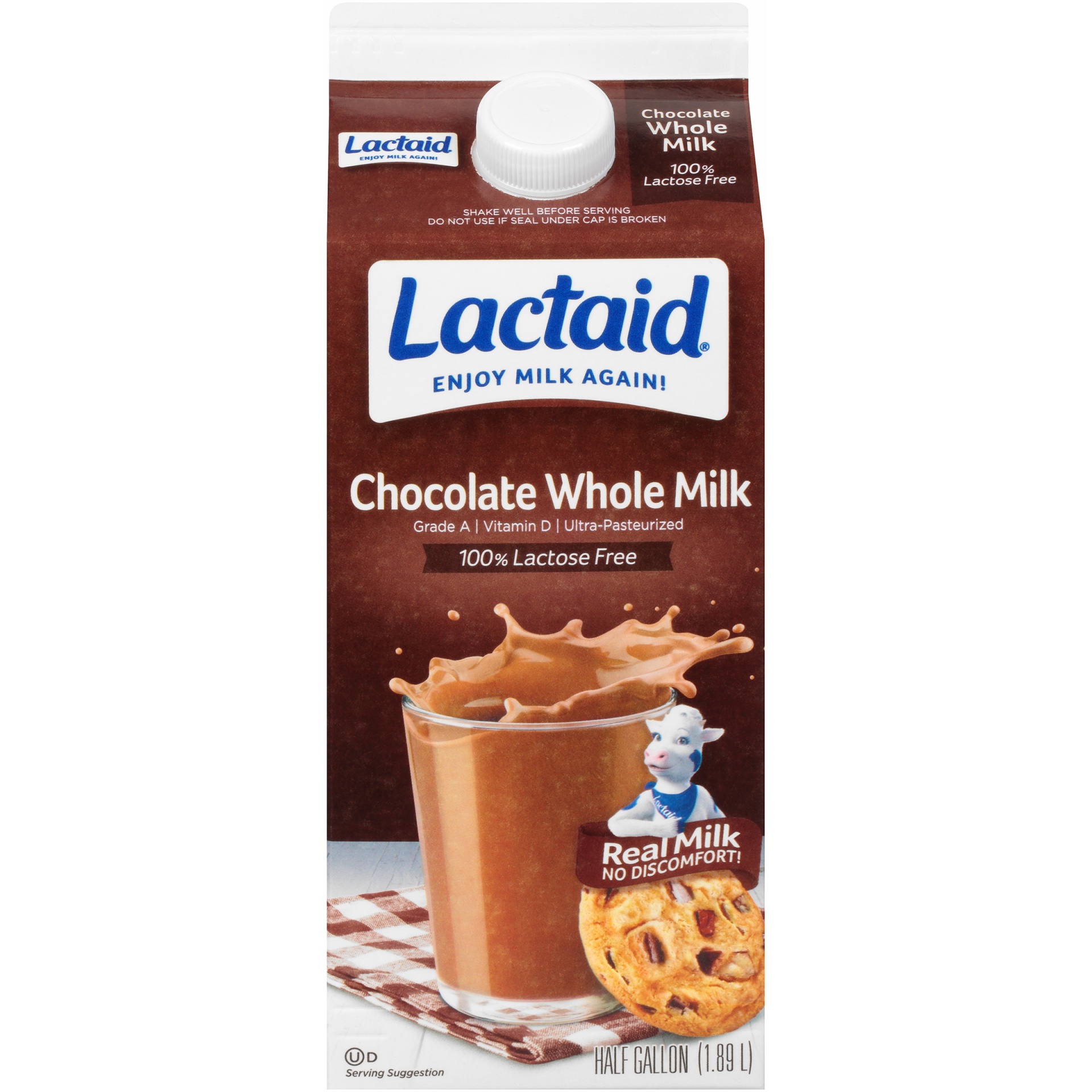 slide 1 of 7, Lactaid Chocolate Whole Milk, 64 oz