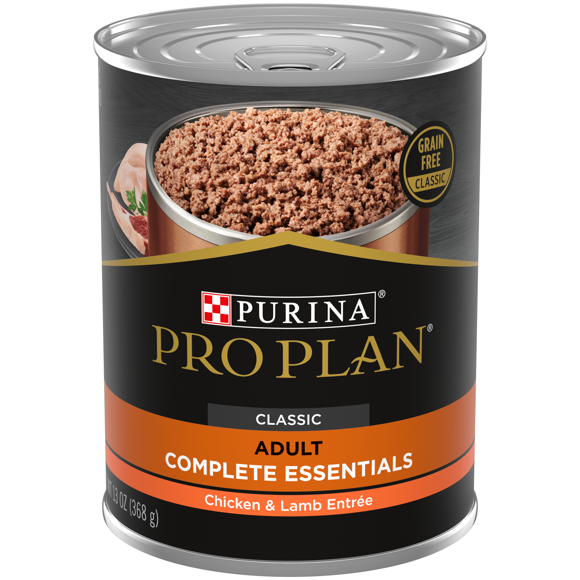 slide 1 of 2, Purina Pro Plan High Protein, Grain Free Wet Dog Food, Chicken and Lamb Entree, 1 ct
