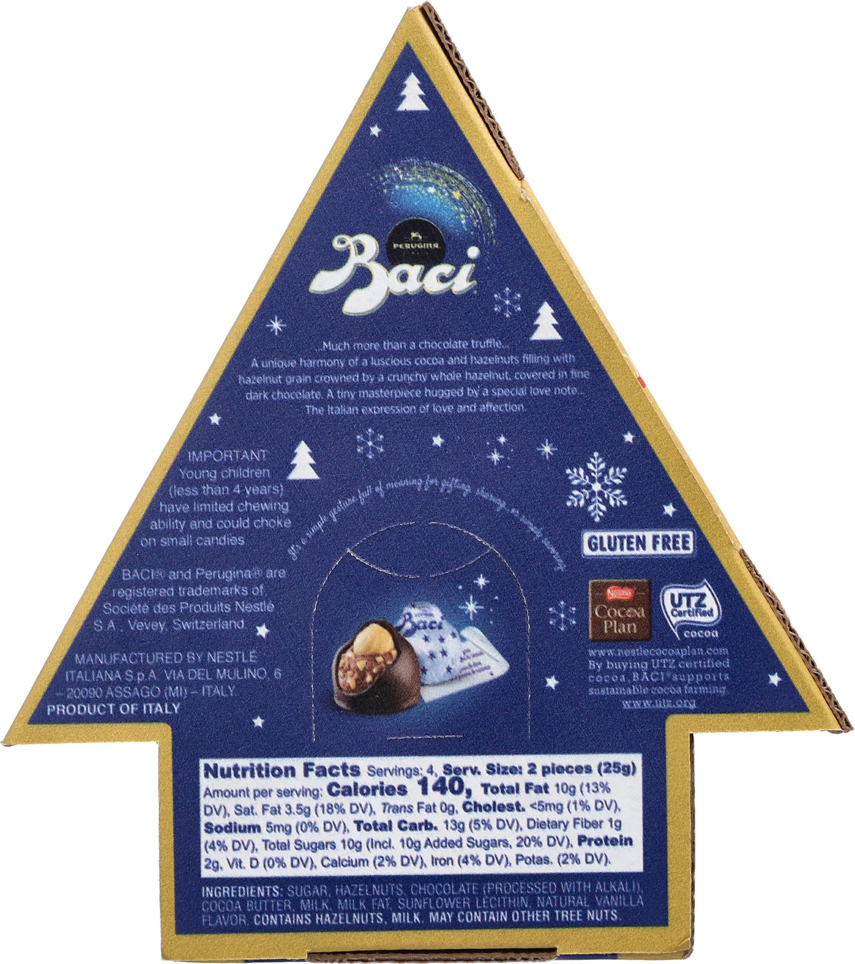 slide 4 of 5, Baci Perugina Baci Classic Dark 8-pc Christmas Tree - 3.53 oz, 3.53 oz