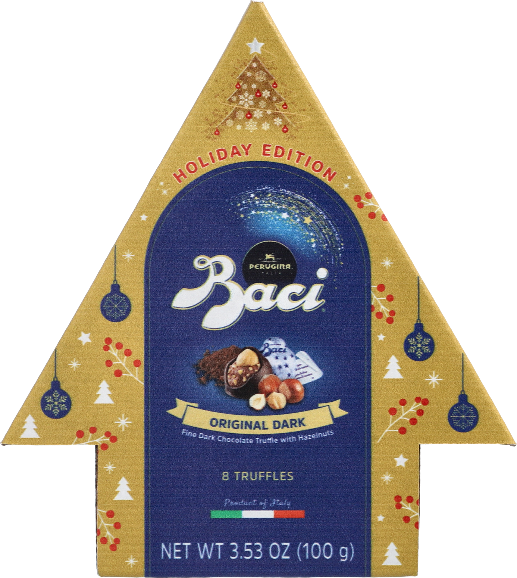 slide 1 of 5, Baci Perugina Baci Classic Dark 8-pc Christmas Tree - 3.53 oz, 3.53 oz