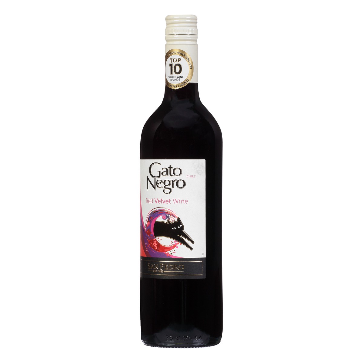 slide 2 of 8, Gato Negro Red Velvet, 750 ml