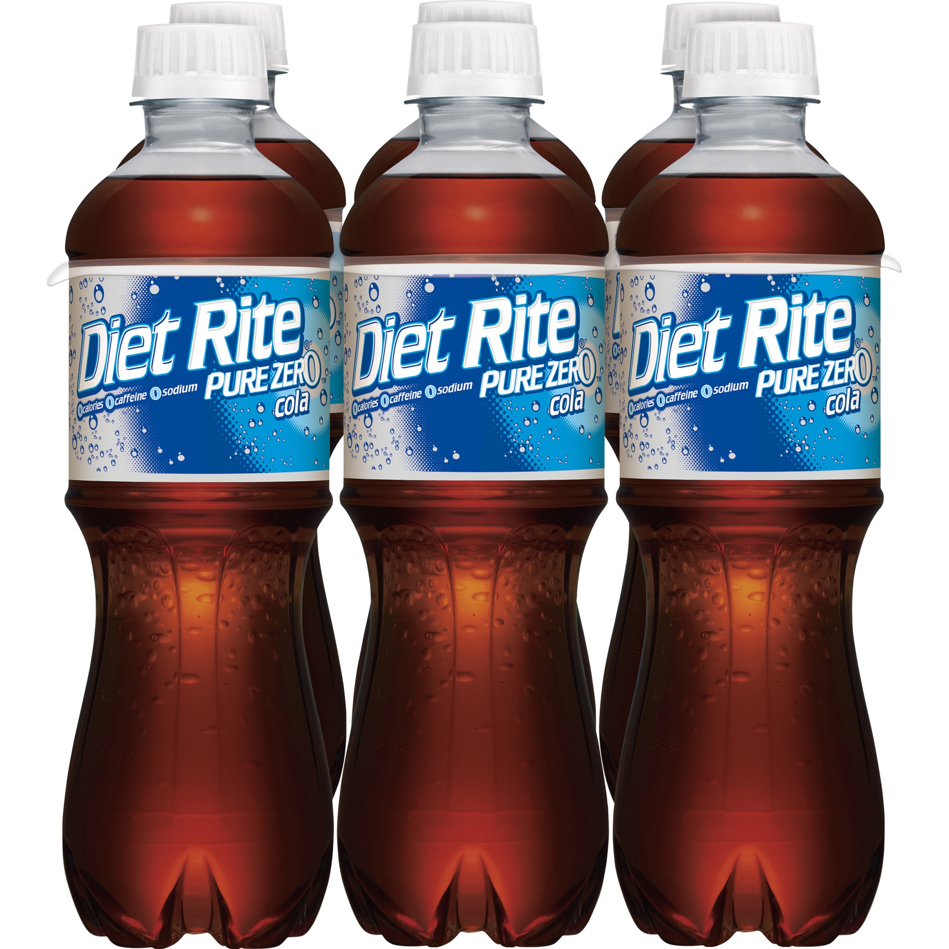 slide 4 of 5, Diet Rite Caffeine Free Cola, 6 ct