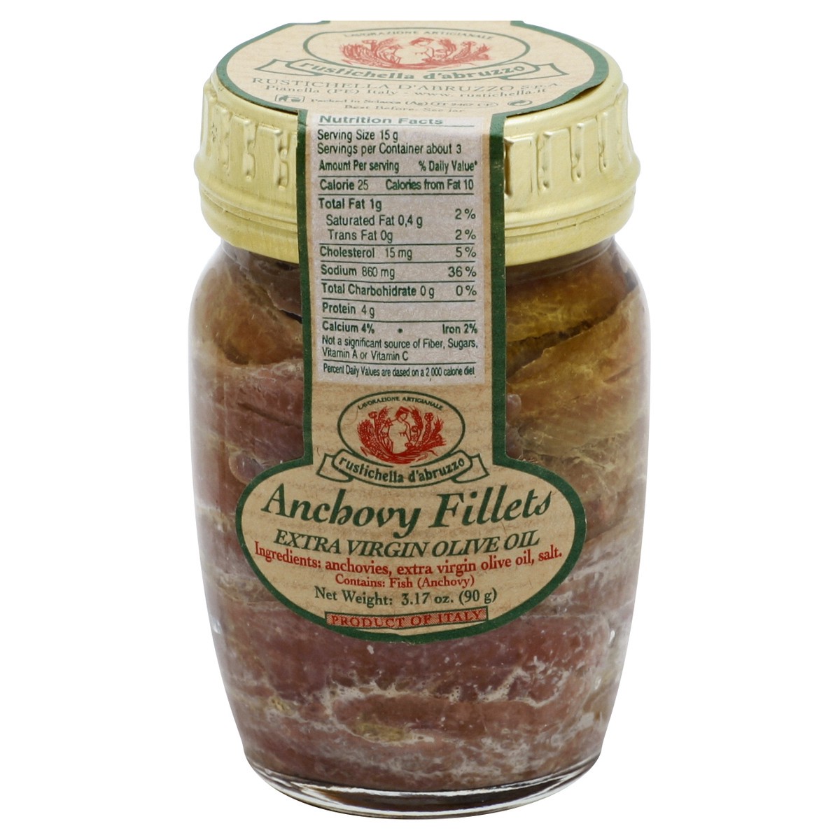 slide 4 of 8, Rustichella Dabruzzo Anchovies - 90 Gram, 90 gram
