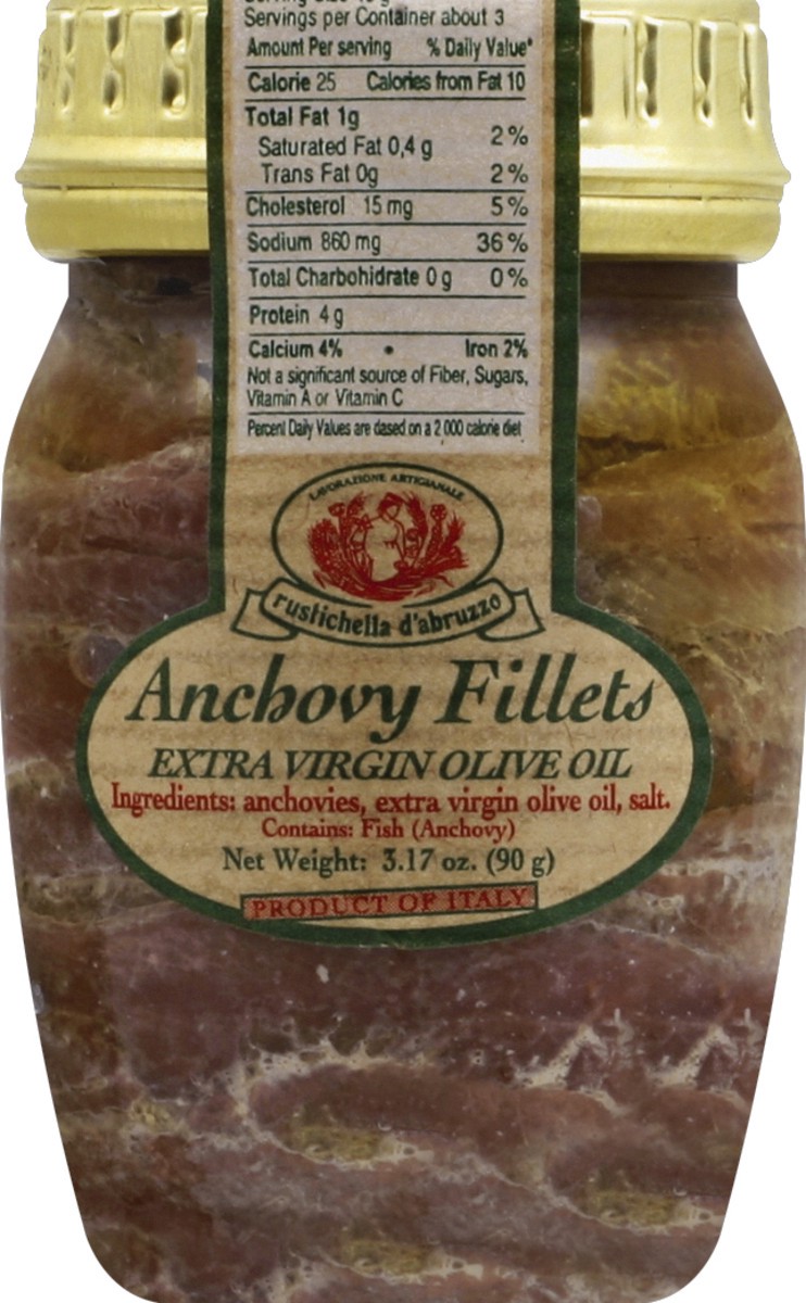 slide 1 of 8, Rustichella Dabruzzo Anchovies - 90 Gram, 90 gram