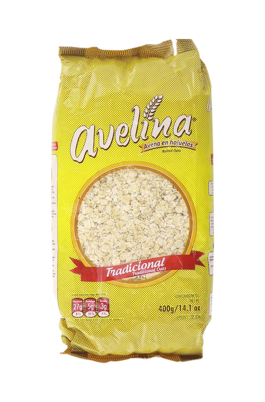 slide 1 of 1, Avelina Oats 14.1 oz, 400 gram