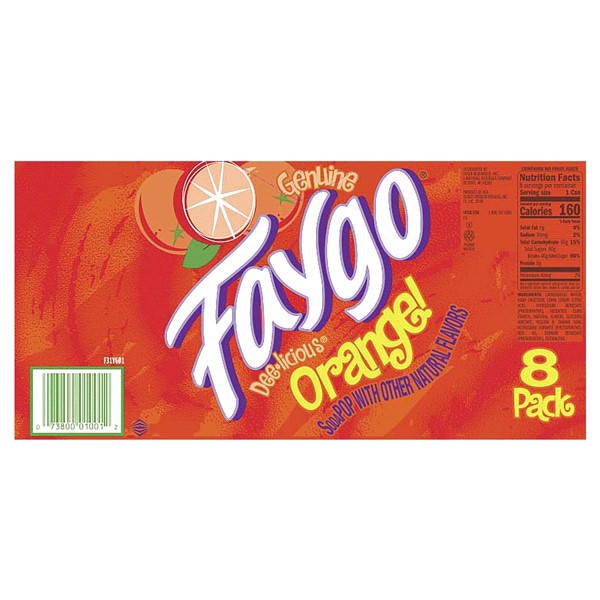 slide 11 of 13, Faygo Orange / - 8 ct; 12 oz, 8 ct; 12 oz