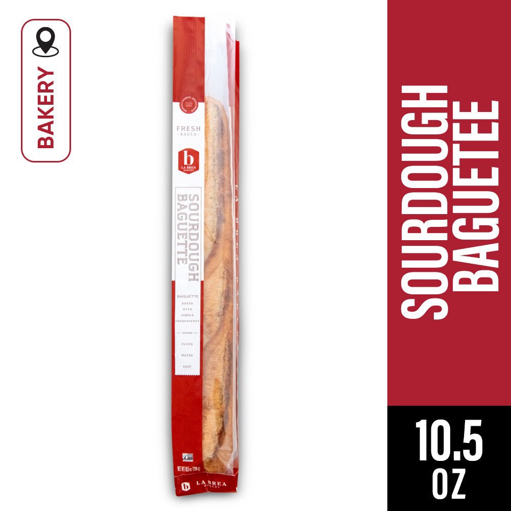 slide 1 of 6, La Brea Bakery Sourdough Baguette, 11.5 oz