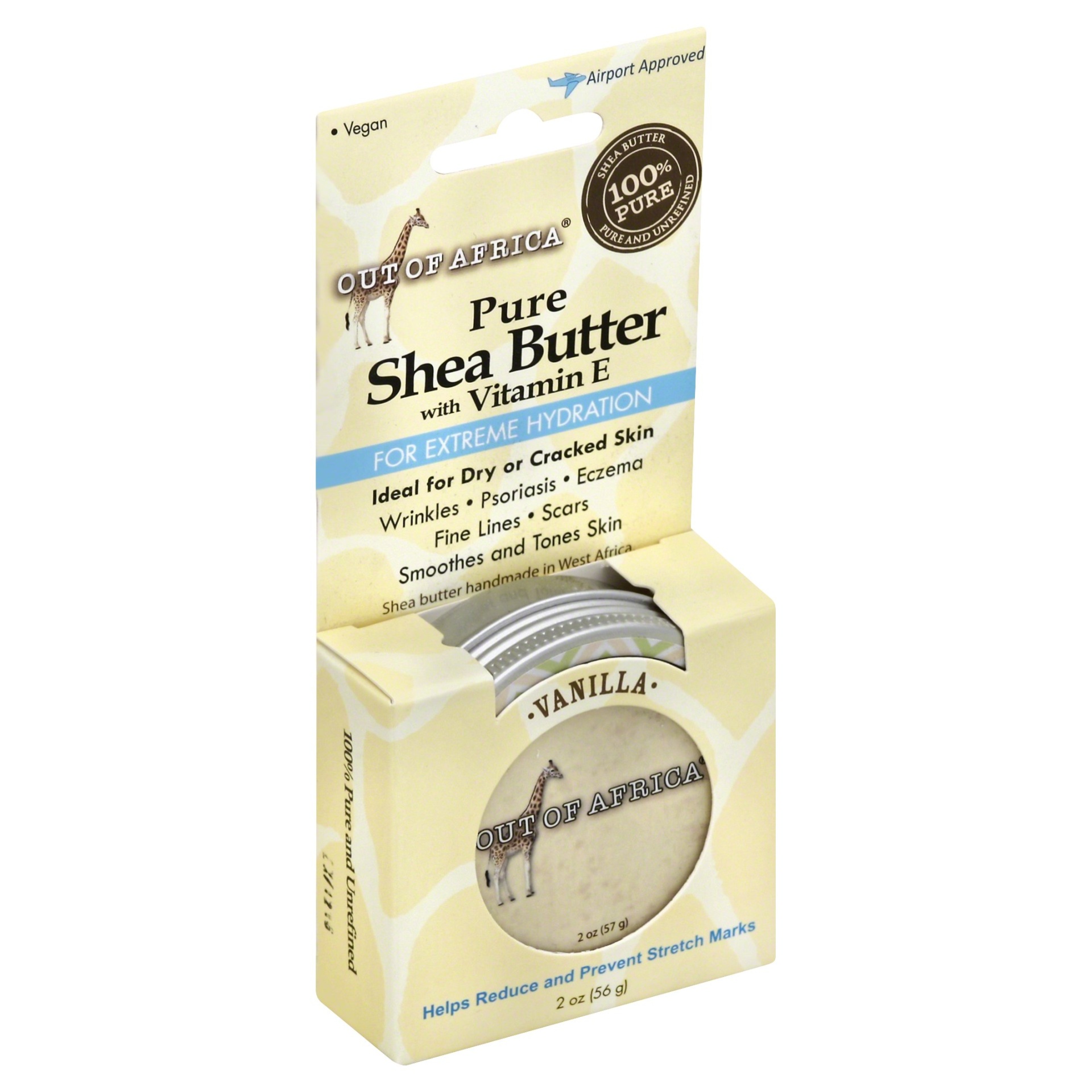 slide 1 of 1, Out Of Africa Pure Shea Butter with Vitamin E, 2 oz