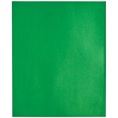 slide 1 of 1, Unison Paper 2 Pocket Portfolio Green, 1 ct