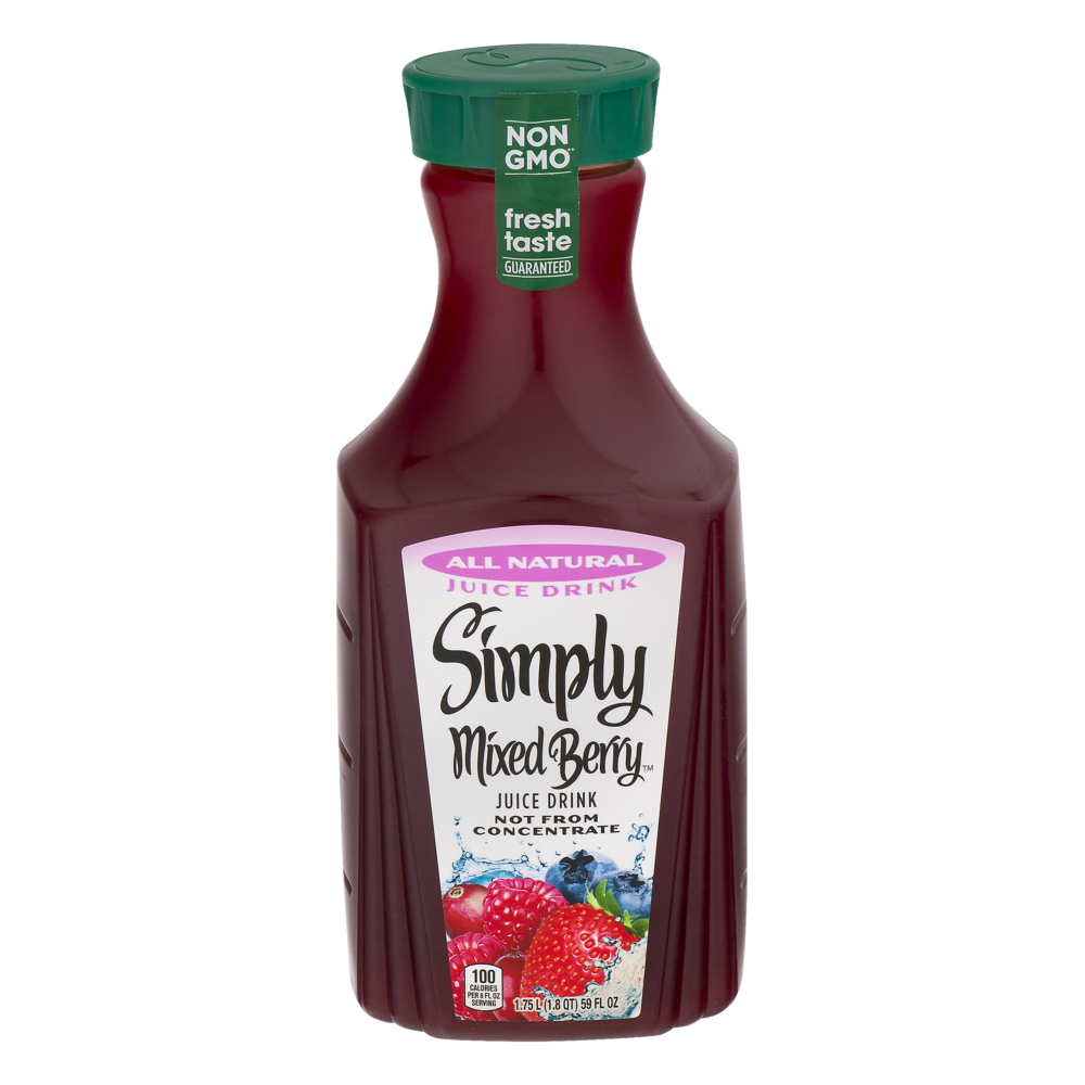 slide 1 of 4, Simply Mixed Berry Punch - 59 fl oz, 59 fl oz